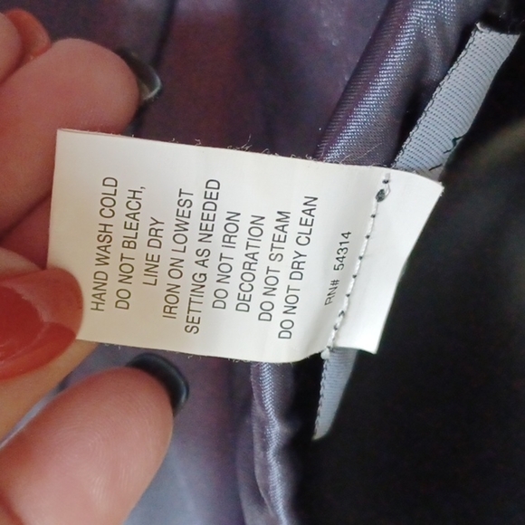 B. Darlin Halter Beaded Dress 5/6, shiny Charcoal gray - Picture 7 of 7